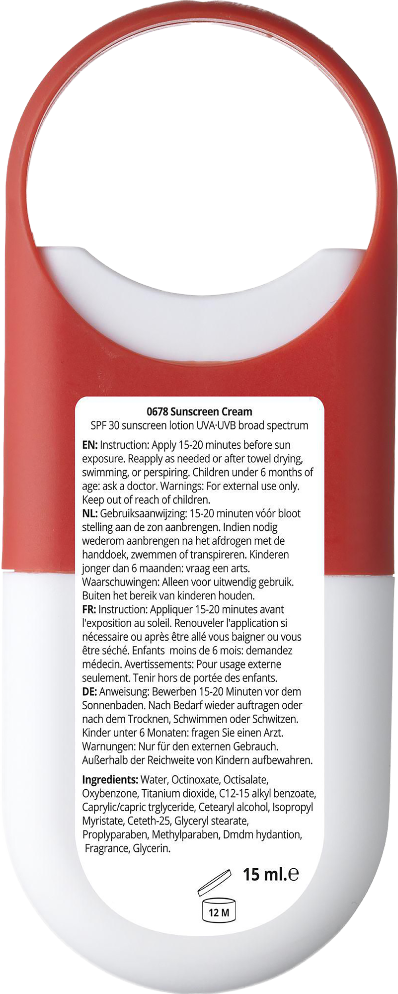 Picture of Sunscreen 15ml spray (SPF30)