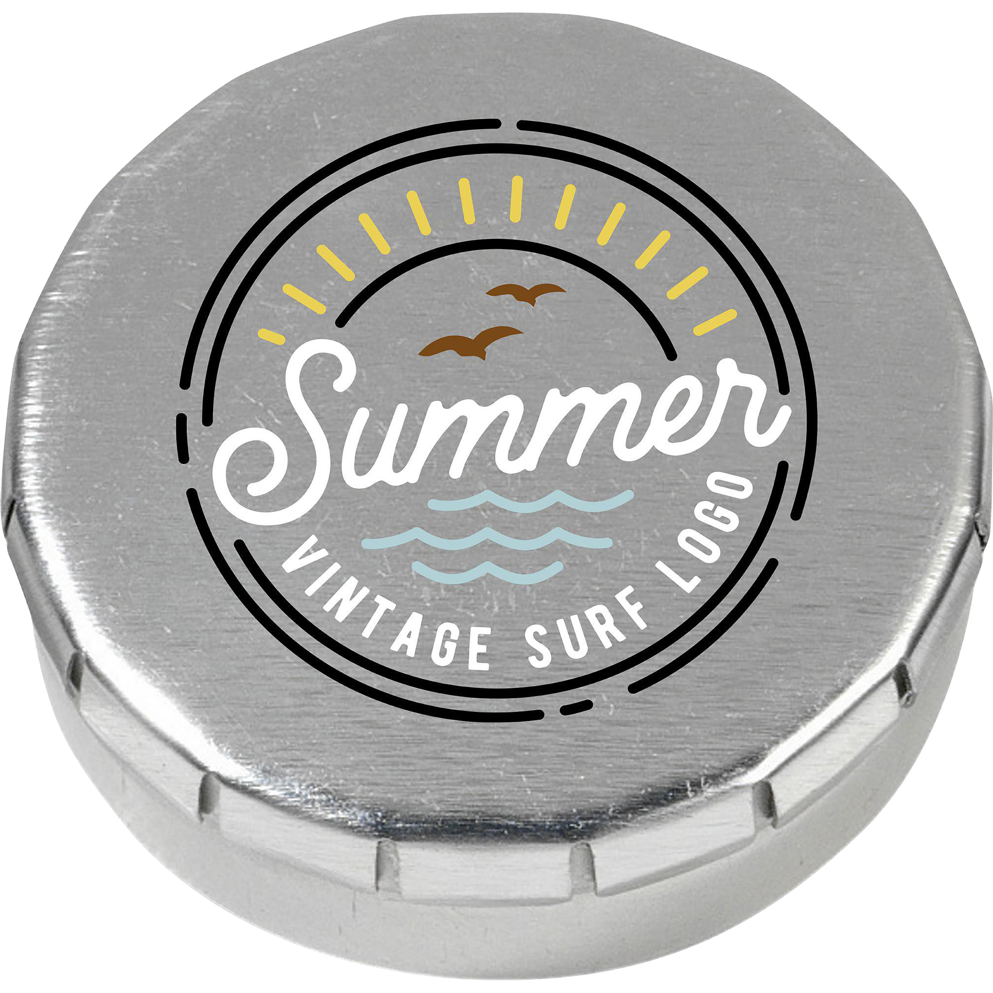 Mini click tin with mints