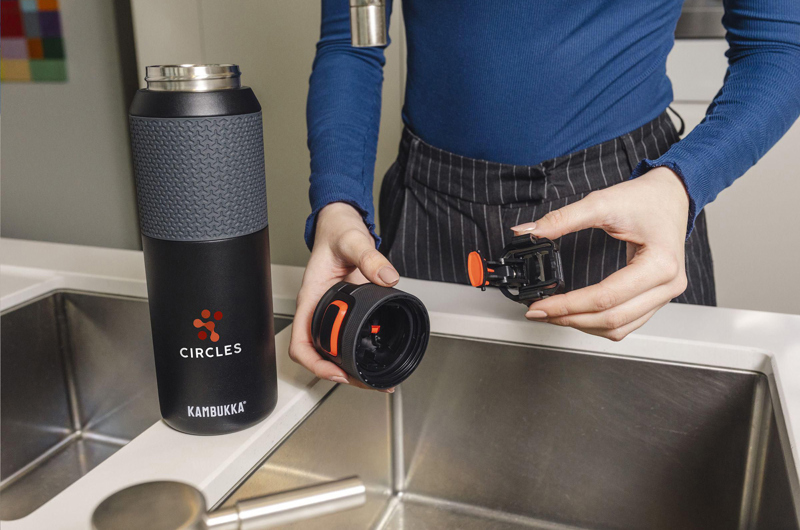 Kambukka® Elton Insulated bottle (1000ml) 262752_086 (Black/grey)