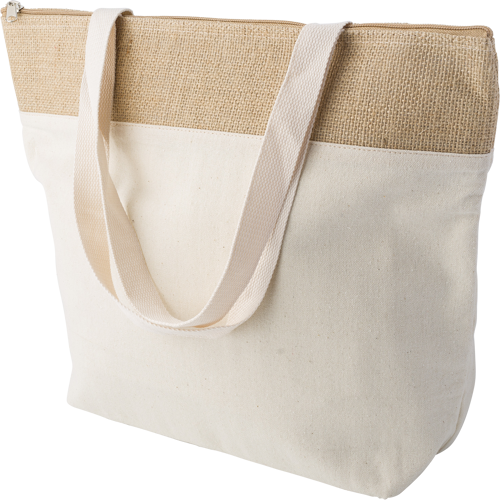 Jute shopper cool bag. (220gsm/6.49oz)