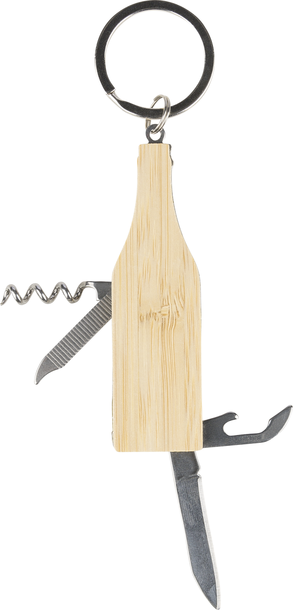 Picture of Bamboo multi tool keychain