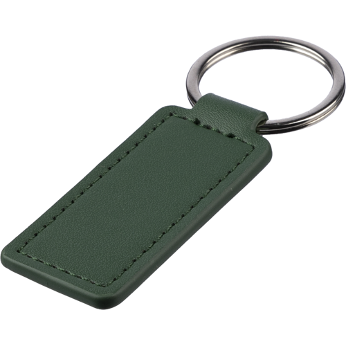 Apple leather keyring