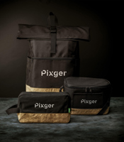 Organic canvas and cork toiletry bag 261249_001 (Black)