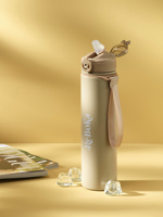 Recycled stainless steel double walled bottle (750ml)  263200_357 (Beige)