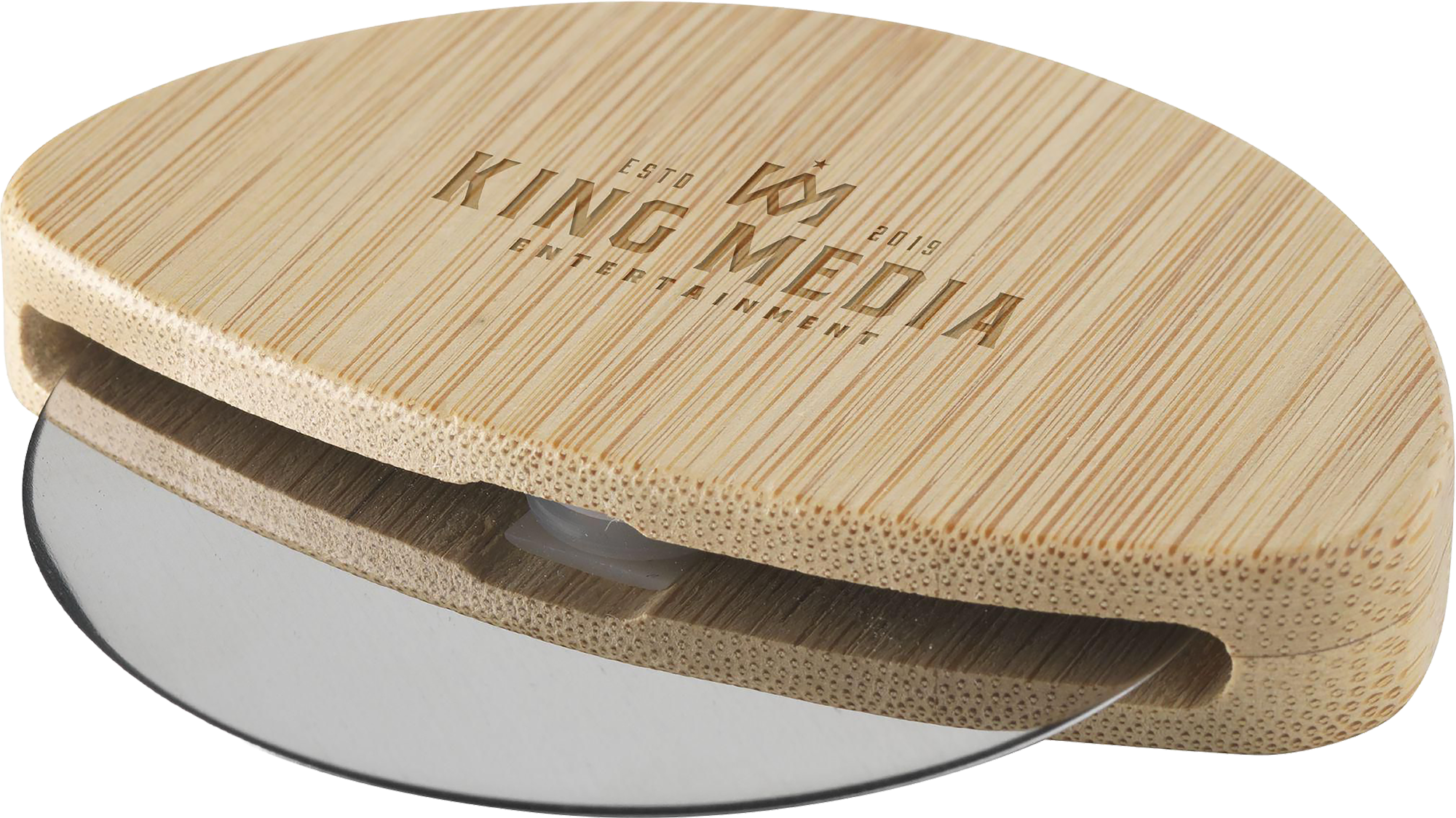 Picture of Bamboo pizza cutter