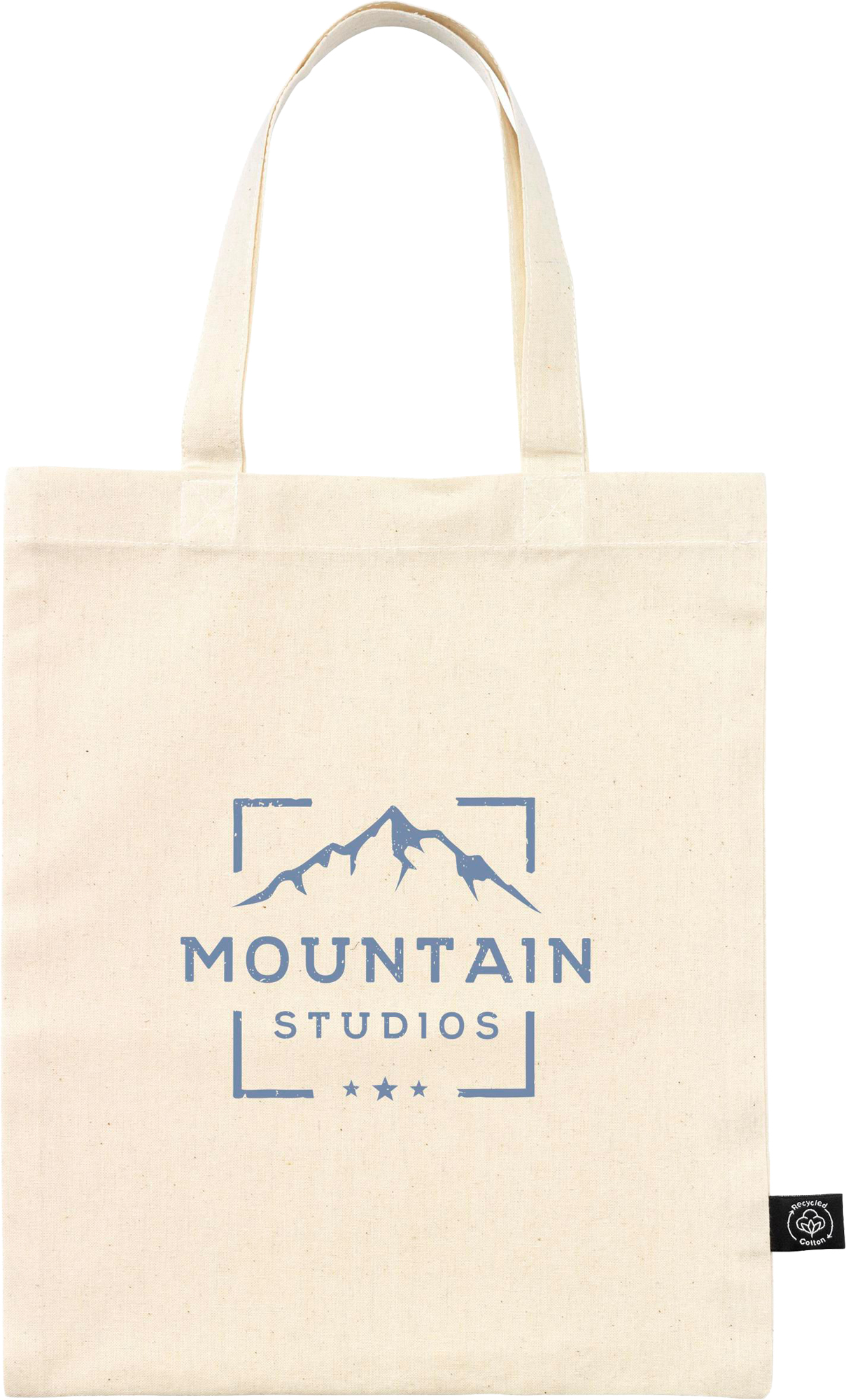 Picture of Small recycled cotton bag (140 gsm/4.12oz)