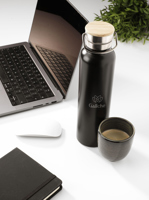 Double walled recycled stainless steel bottle (750ml) 262357_001 (Black)