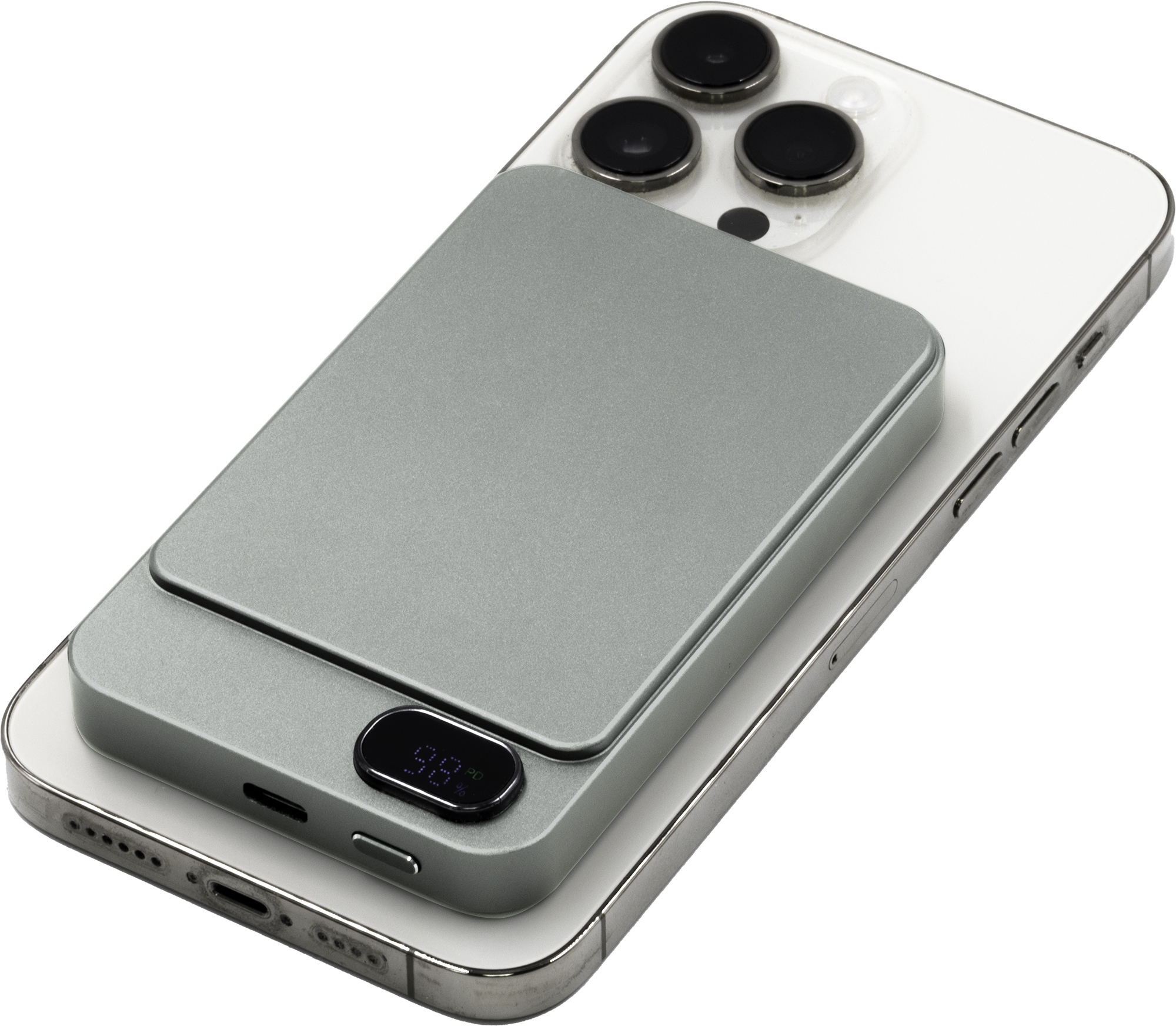 BrandCharger recycled aluminium wireless power bank (5,000 mAh)