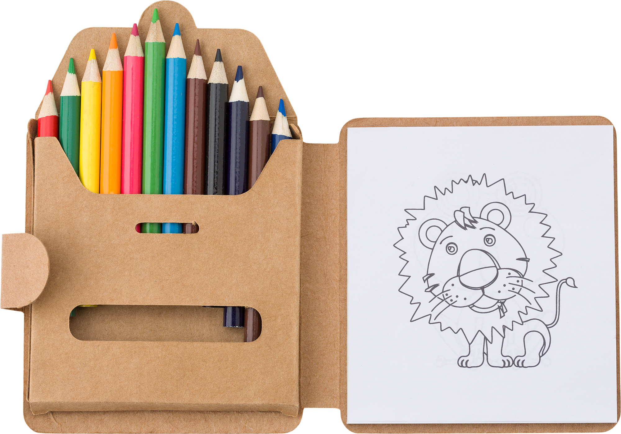 Picture of Cardboard colouring set