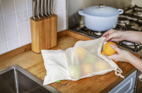 Organic cotton mesh fruit bag (120gsm/3.5oz) 262658_311 (Natural)