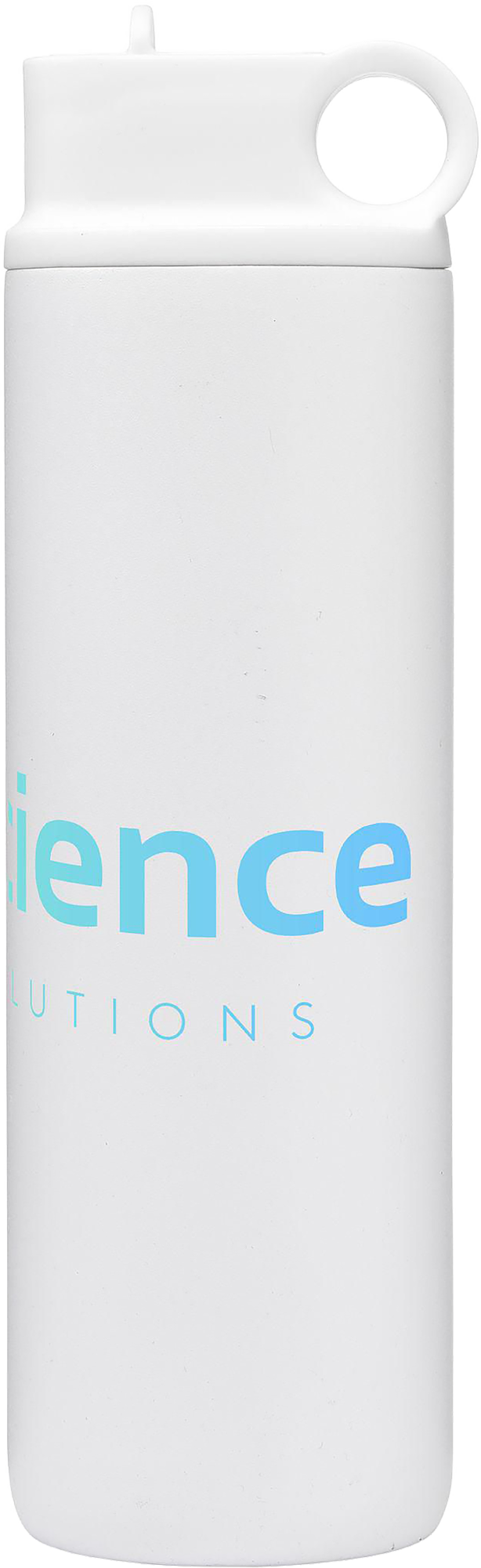 Picture of Recycled stainless steel bottle with straw (800ml)