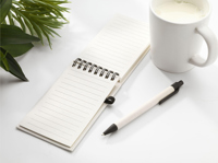 Milk carton notebook (approx A6) 262751_001 (Black)