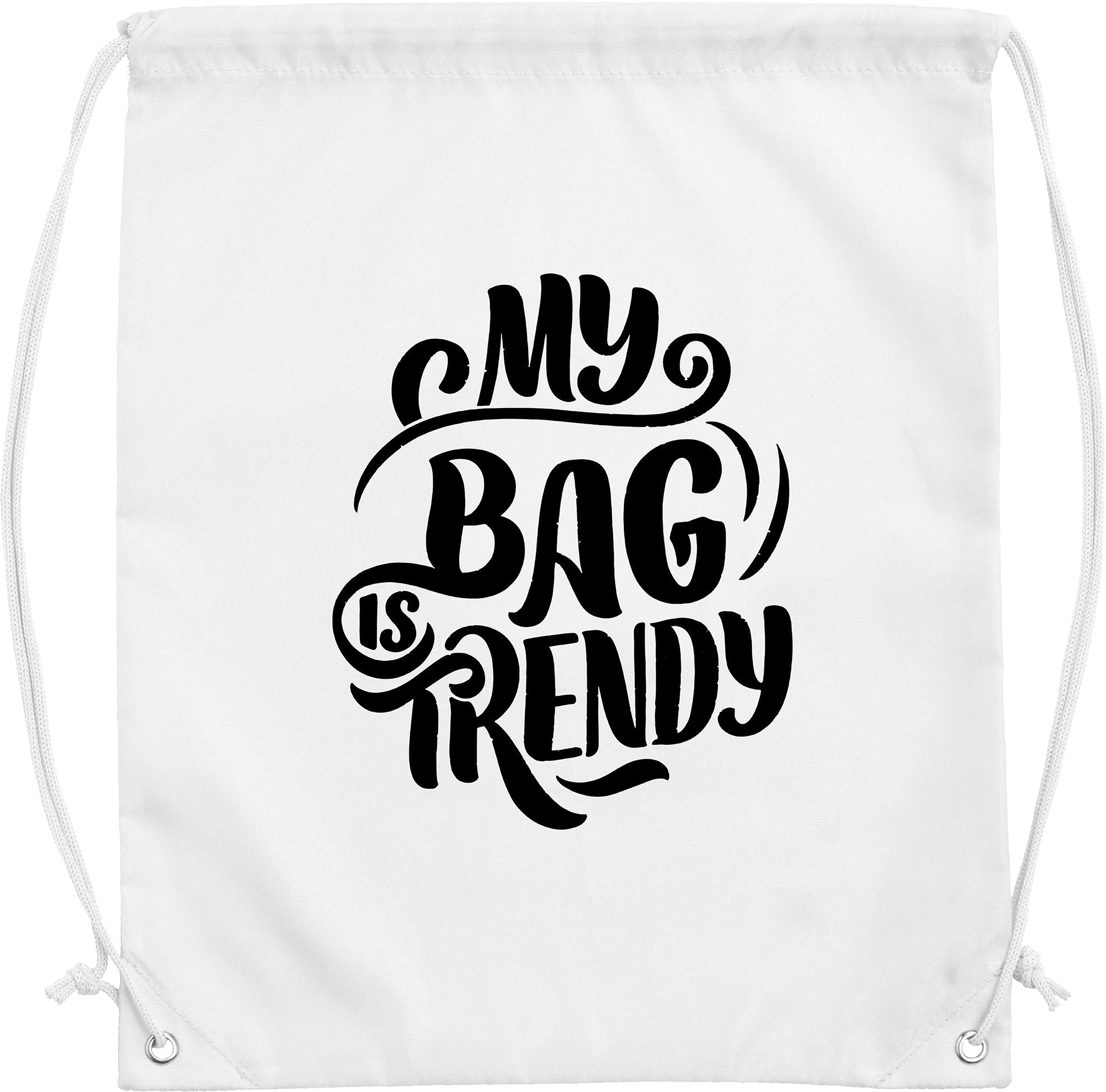 Picture of Drawstring polyester backpack