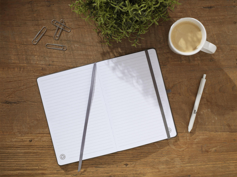 Recycled notebook (approx. A5)  263193_003 (Grey)
