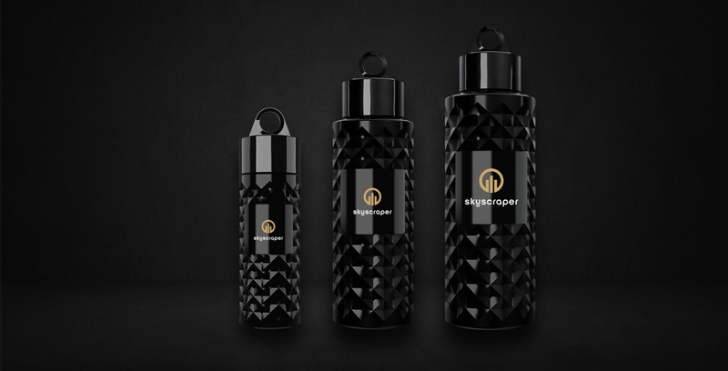 Join The Pipe single walled bottle (1000ml)  269453_001 (Black)