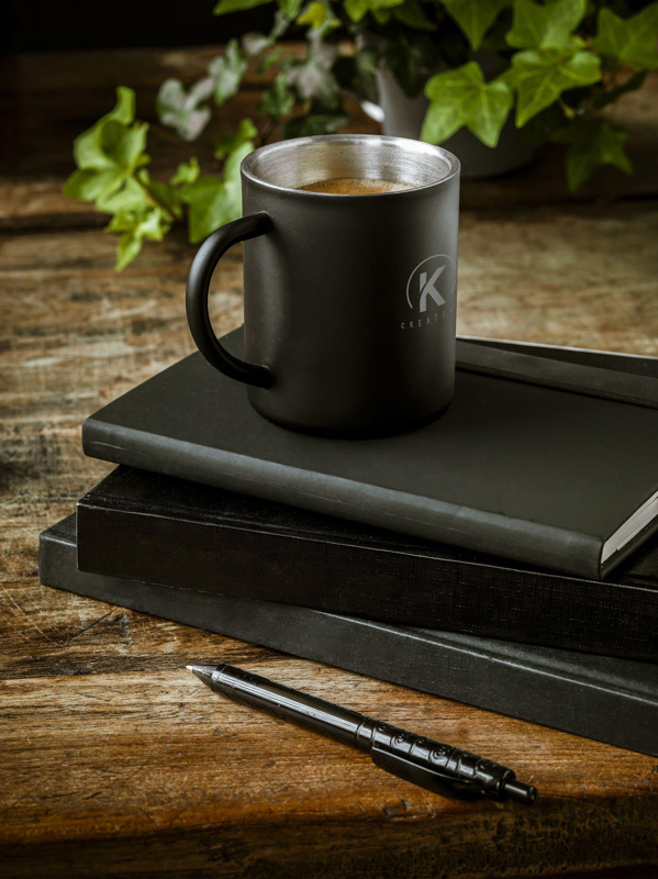 Recycled steel mug (300ml) 265403_001 (Black)
