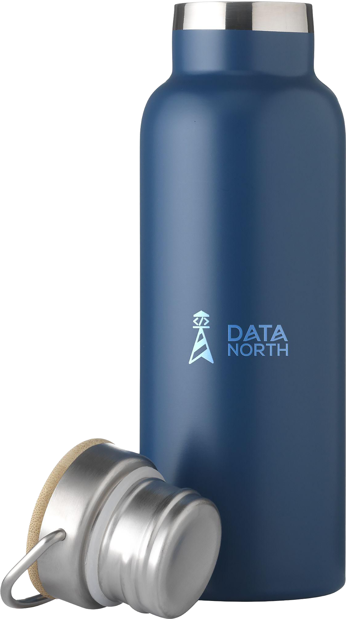 Picture of Recycled stainless steel double walled bottle (500ml)