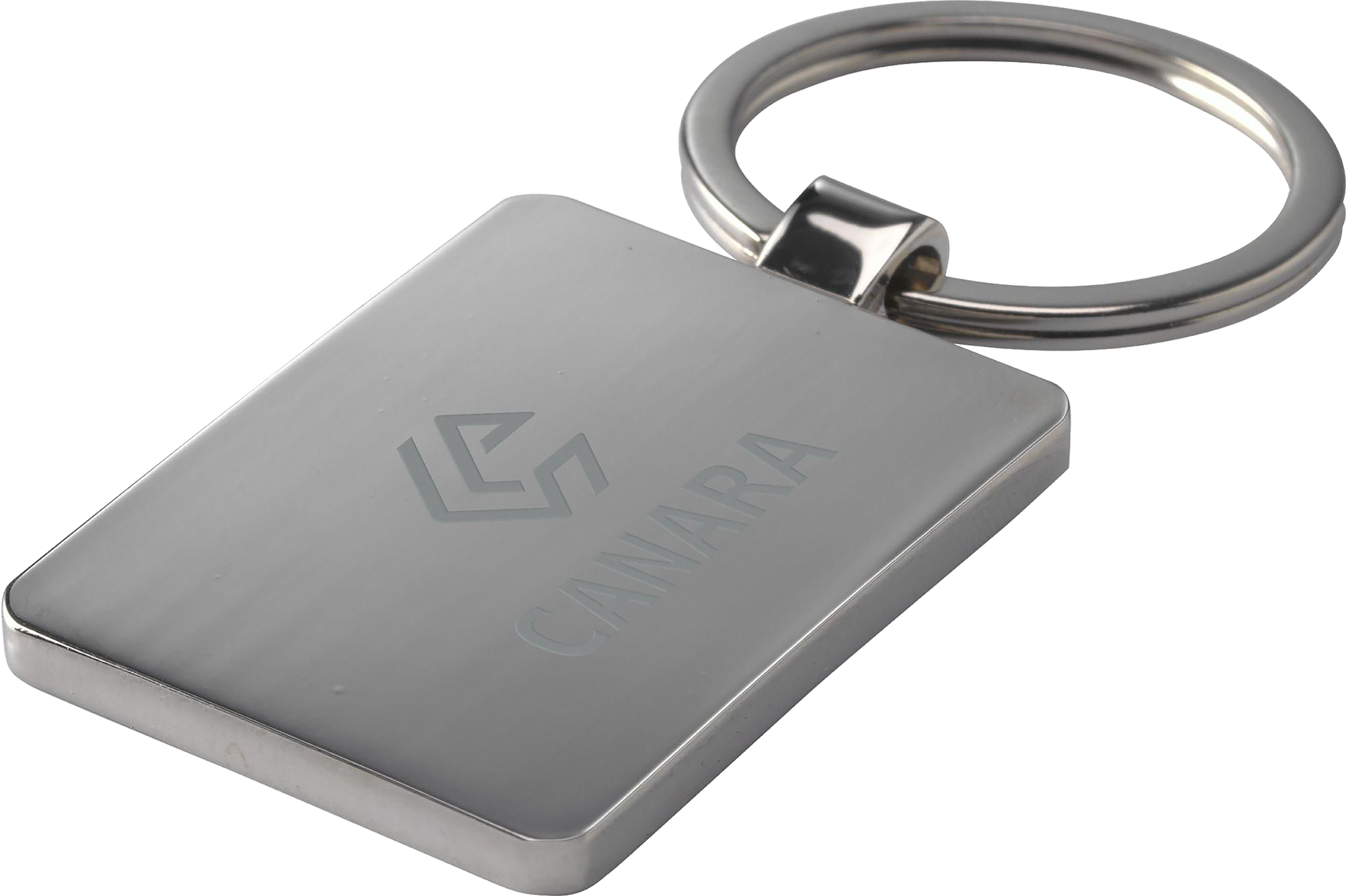 Picture of Bamboo rectangle keyring