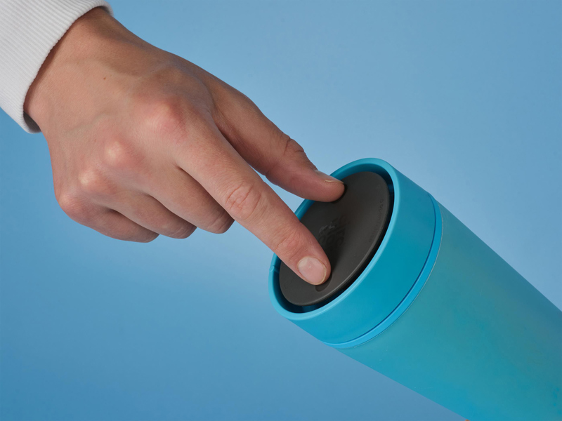 Circular&Co recycled bubblegum double walled walled cup (340ml) 1494629_005 (Blue)