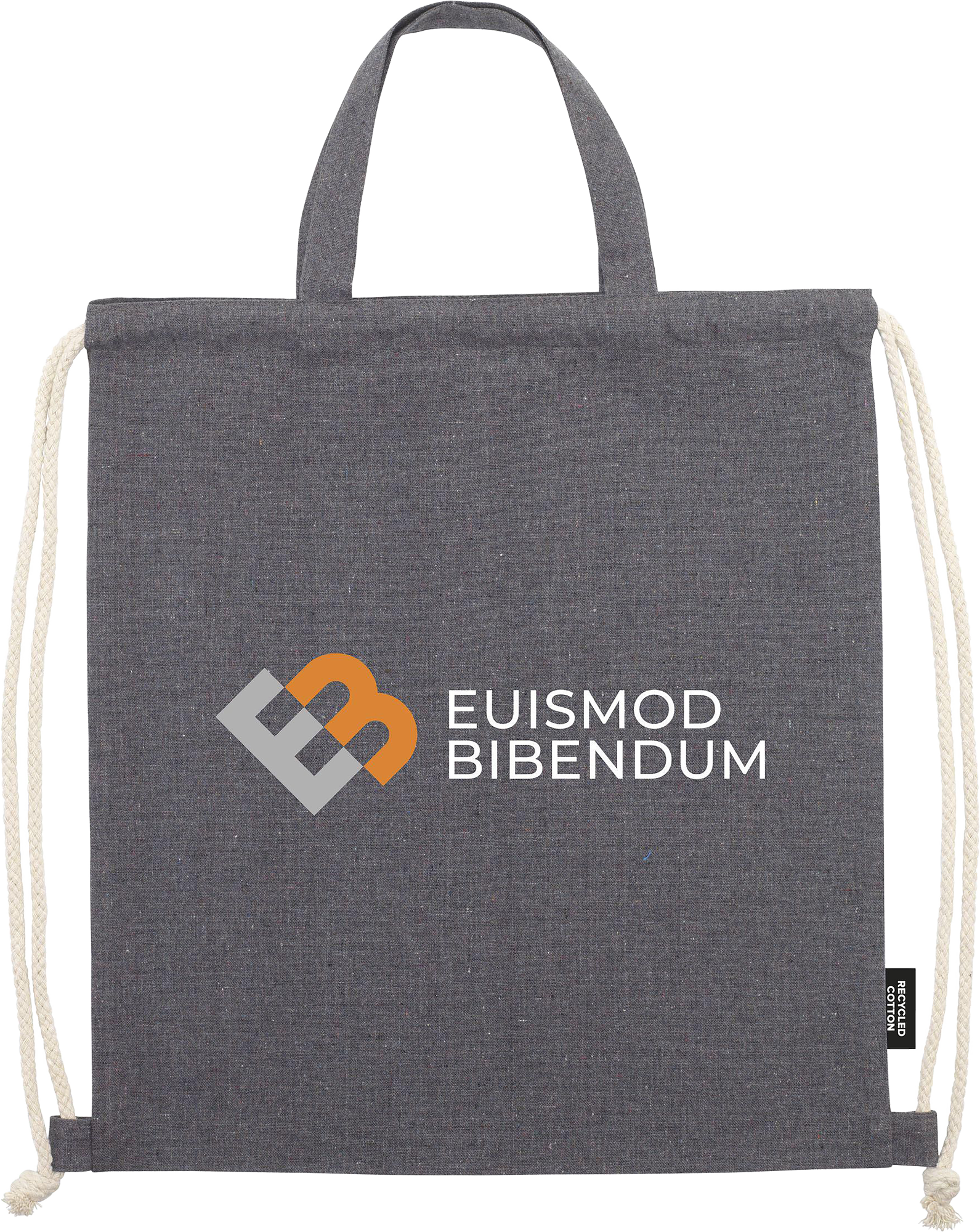 Picture of Recycled cotton drawstring bag (180gsm/5.3oz)