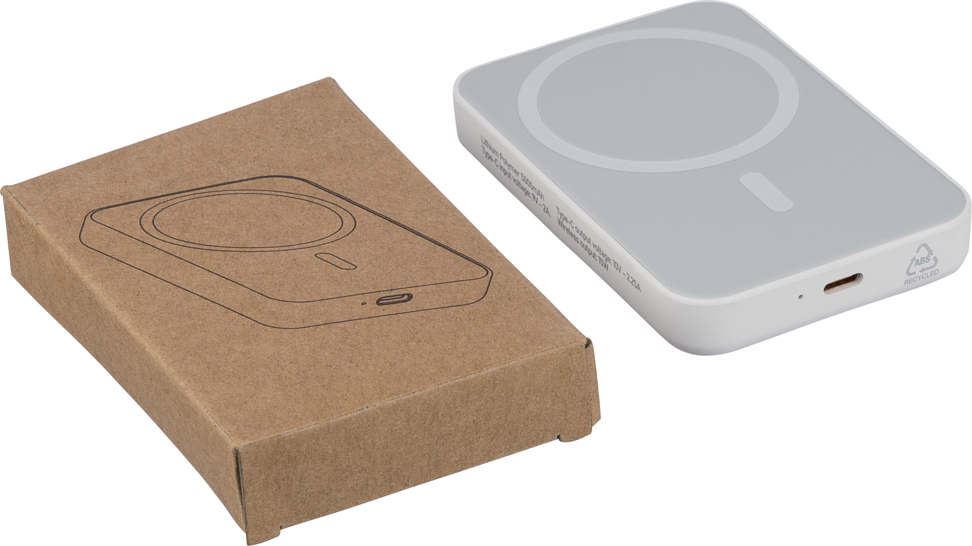 Picture of Recycled wireless power bank (5,000 mAh)