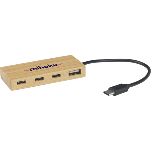 Bamboo USB hub