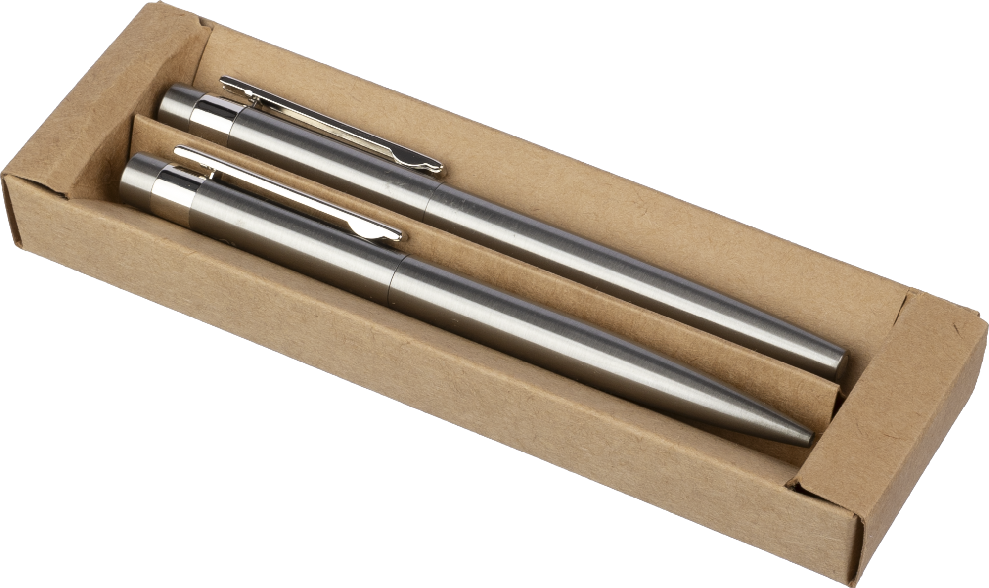 Picture of Recycled stainless steel pen set (2pc)