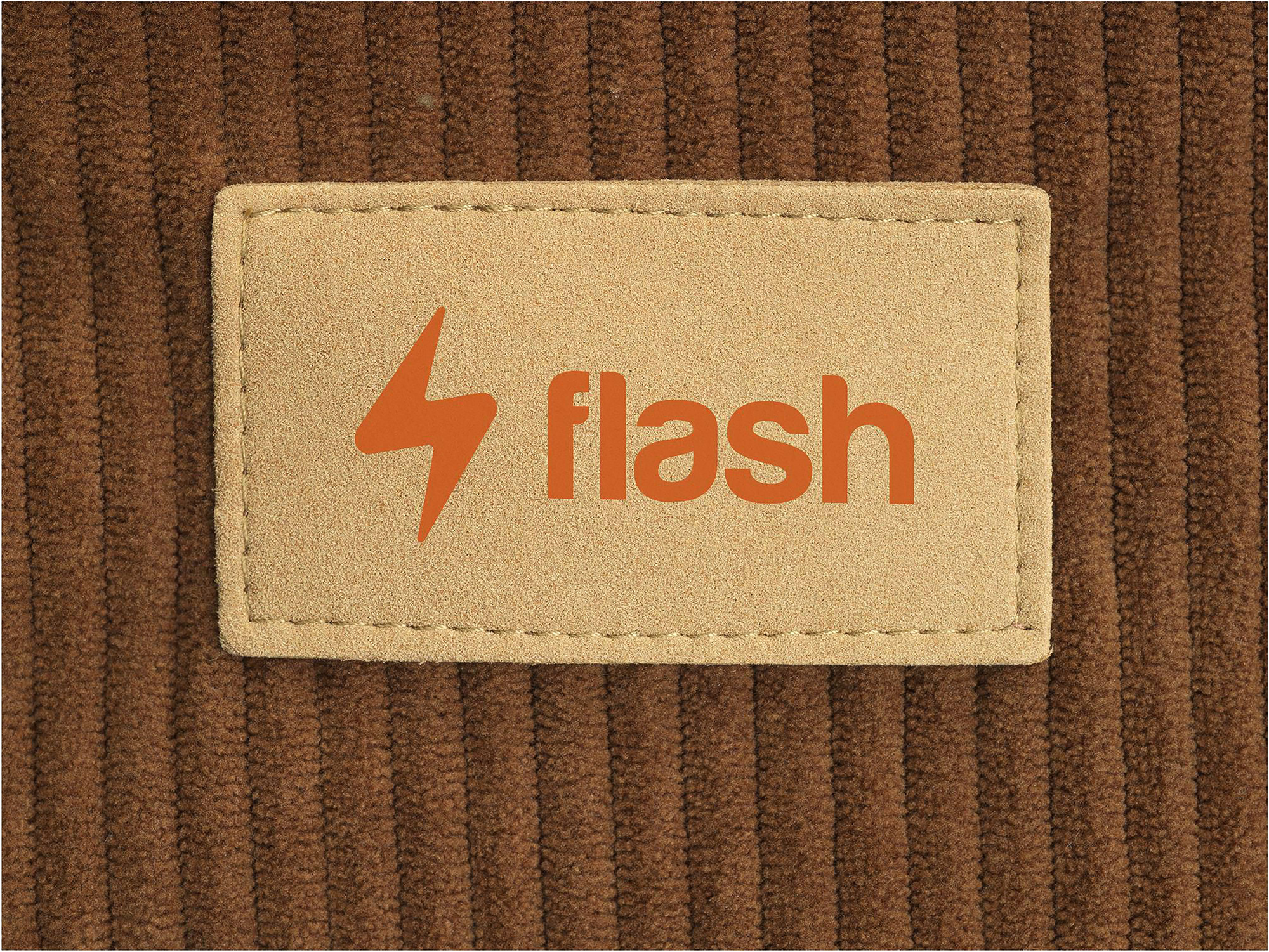 Picture of Recycled corduroy shopper (270gsm/7.9oz)