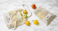 Organic cotton mesh fruit bag (120gsm/3.5oz) 262658_311 (Natural)