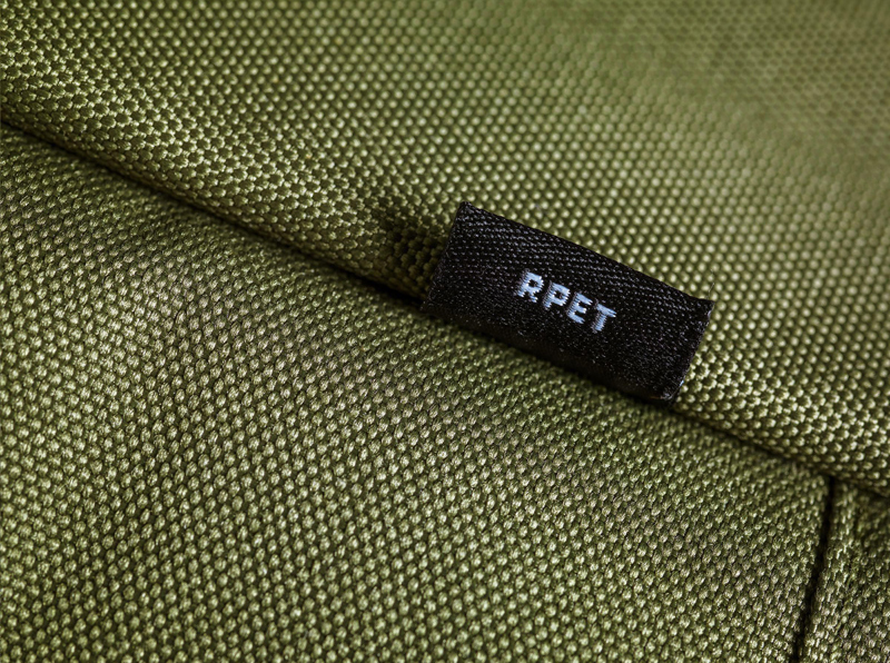 Recycled RPET backpack 266311_402 (Olive green)