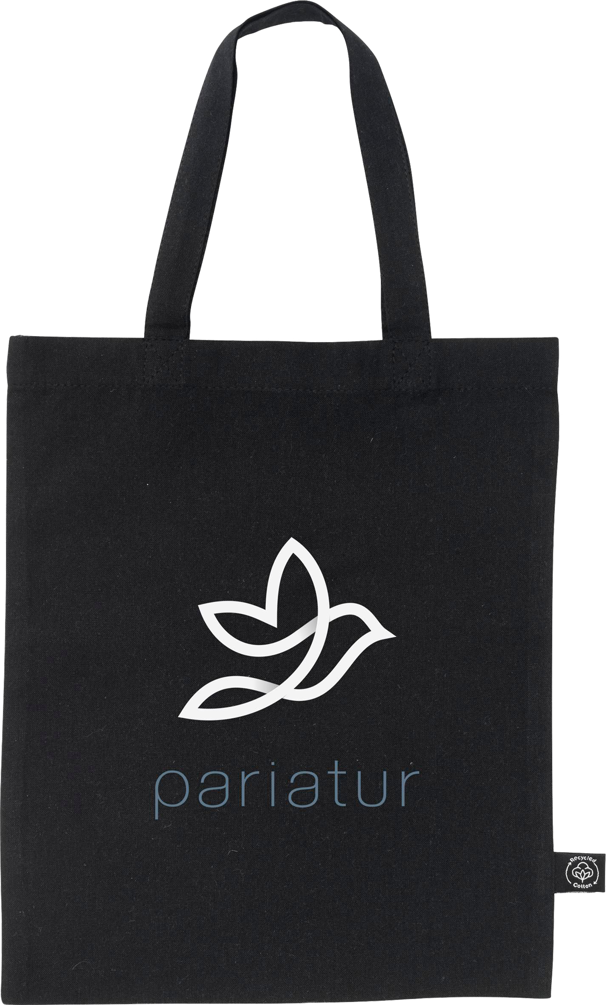 Picture of Small recycled cotton bag (140 gsm/4.12oz)