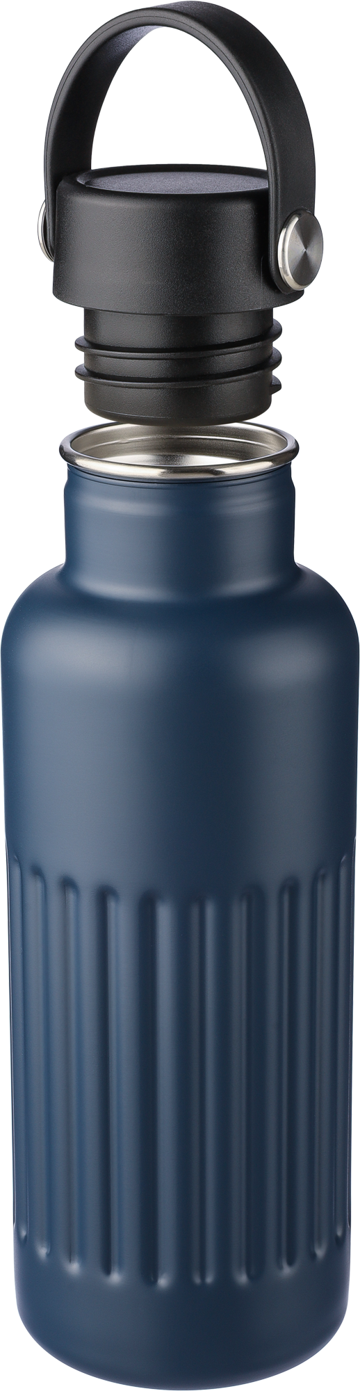 Picture of Recycled stainless steel double walled drinking bottle (500ml)