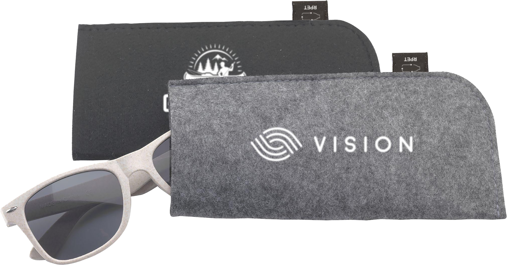 Picture of RPET felt pouch for glasses