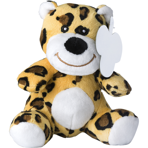 Plush leopard, suitable for direct digital print