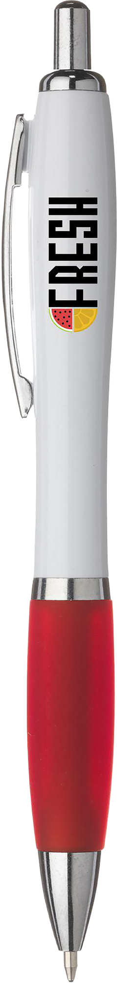 Picture of White pen with coloured grip