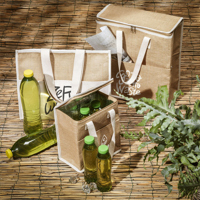 Jute and cotton cooler bag 263746_311 (Natural)