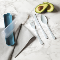 Circulware Outdoor 3-piece cutlery set 262126_307 (Dark blue)