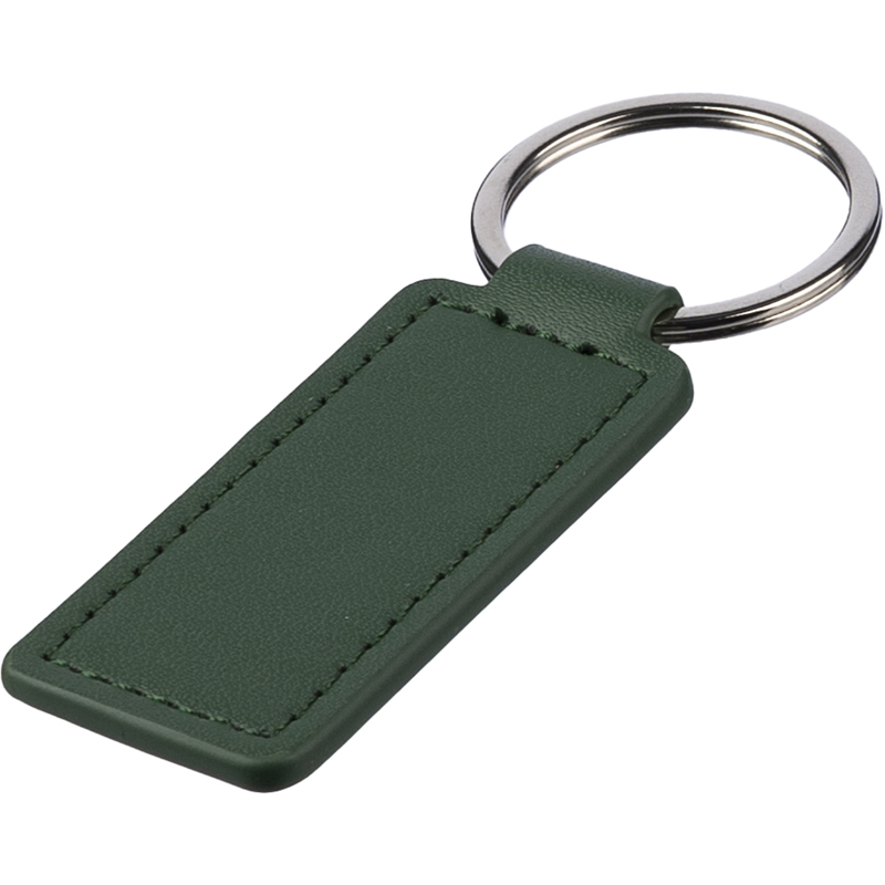Apple leather keyring