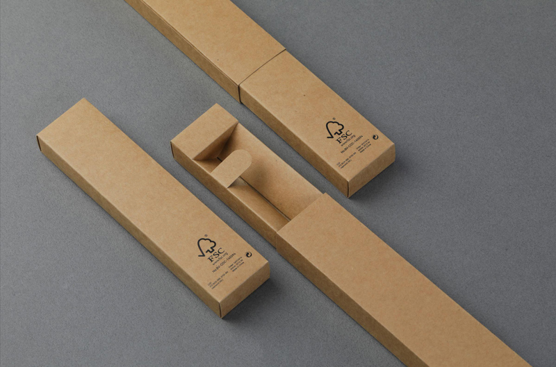 Kraft paper pen box 262012_011 (Brown)