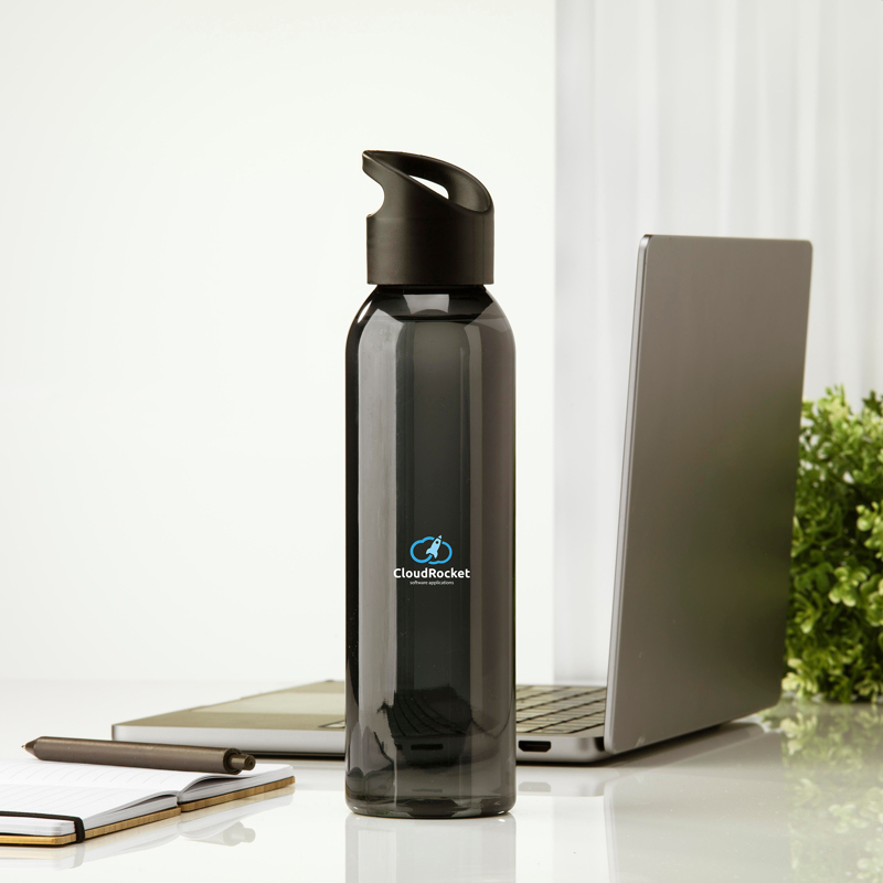 RPET drinking bottle (650 ml) 265222_208 (Black/black)