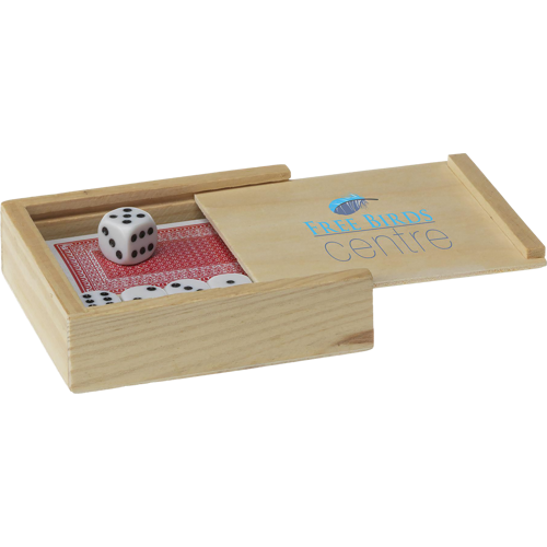 Dice and card game