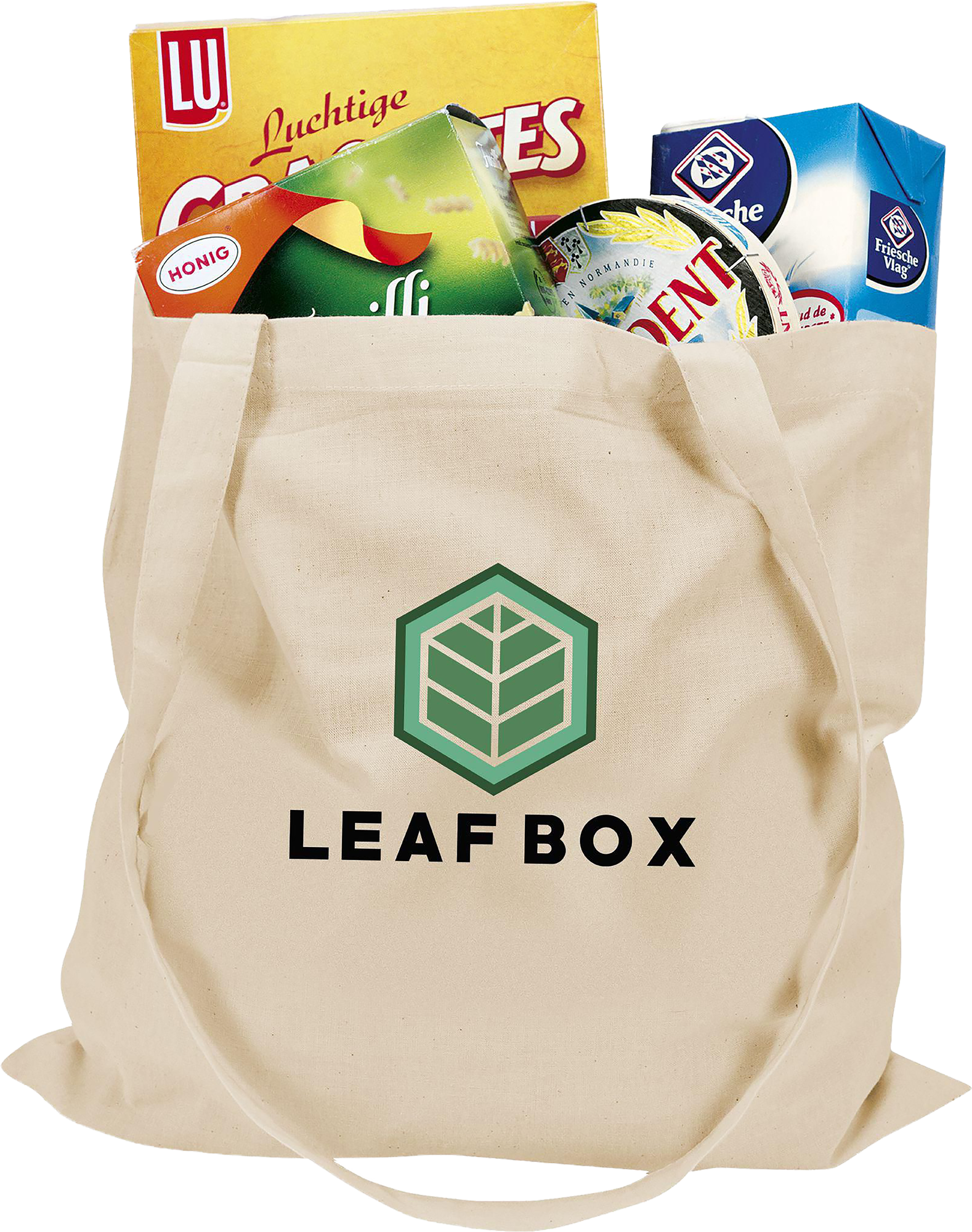 Picture of Cotton shopping bag with long handles (100gsm/2.9oz)