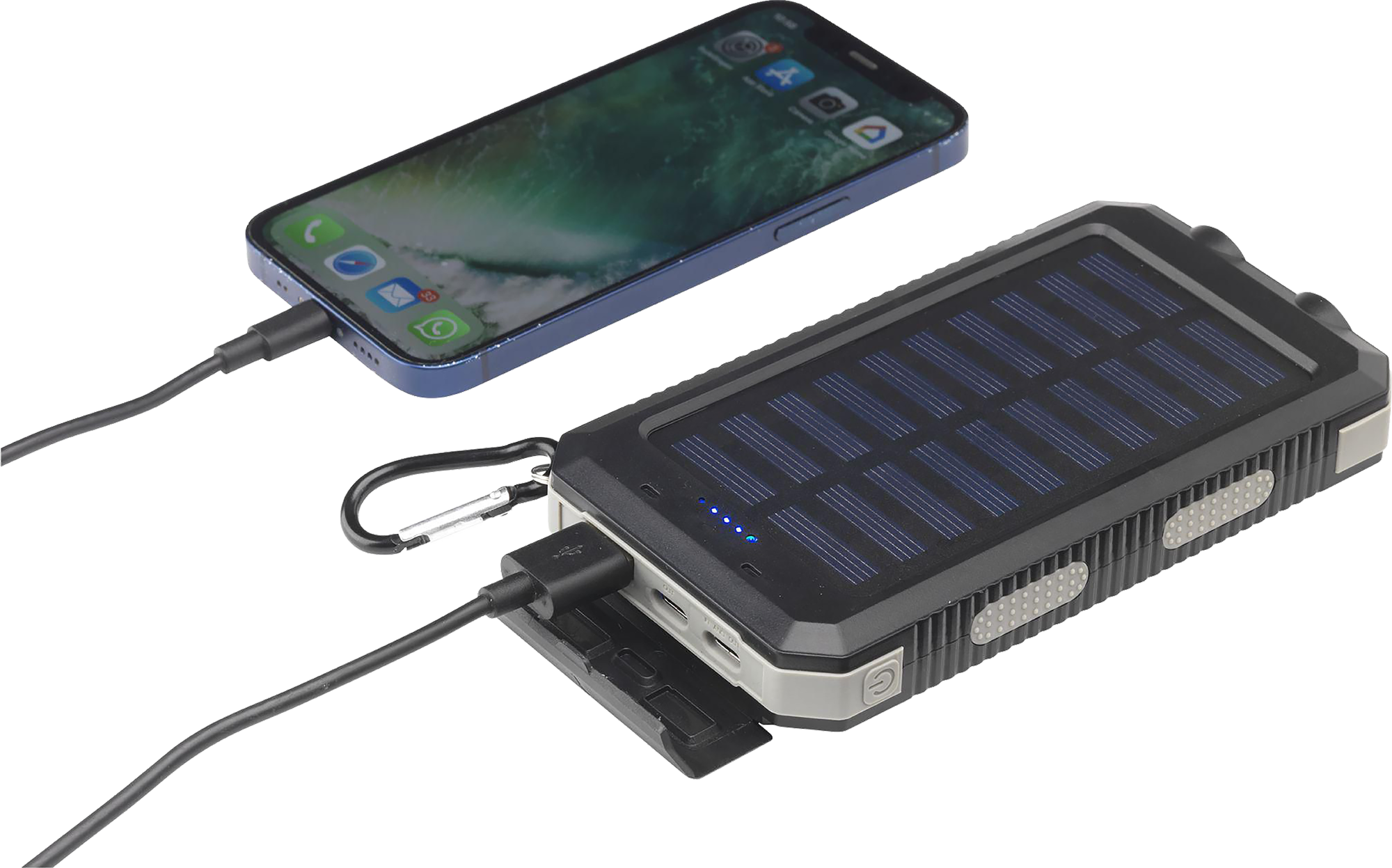 Picture of Recycled ABS solar power bank (8,000mAh)