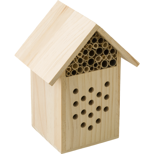 Wooden bee house