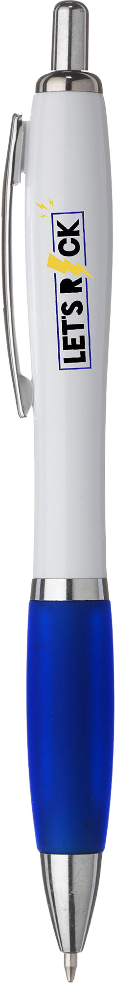 Picture of White pen with coloured grip