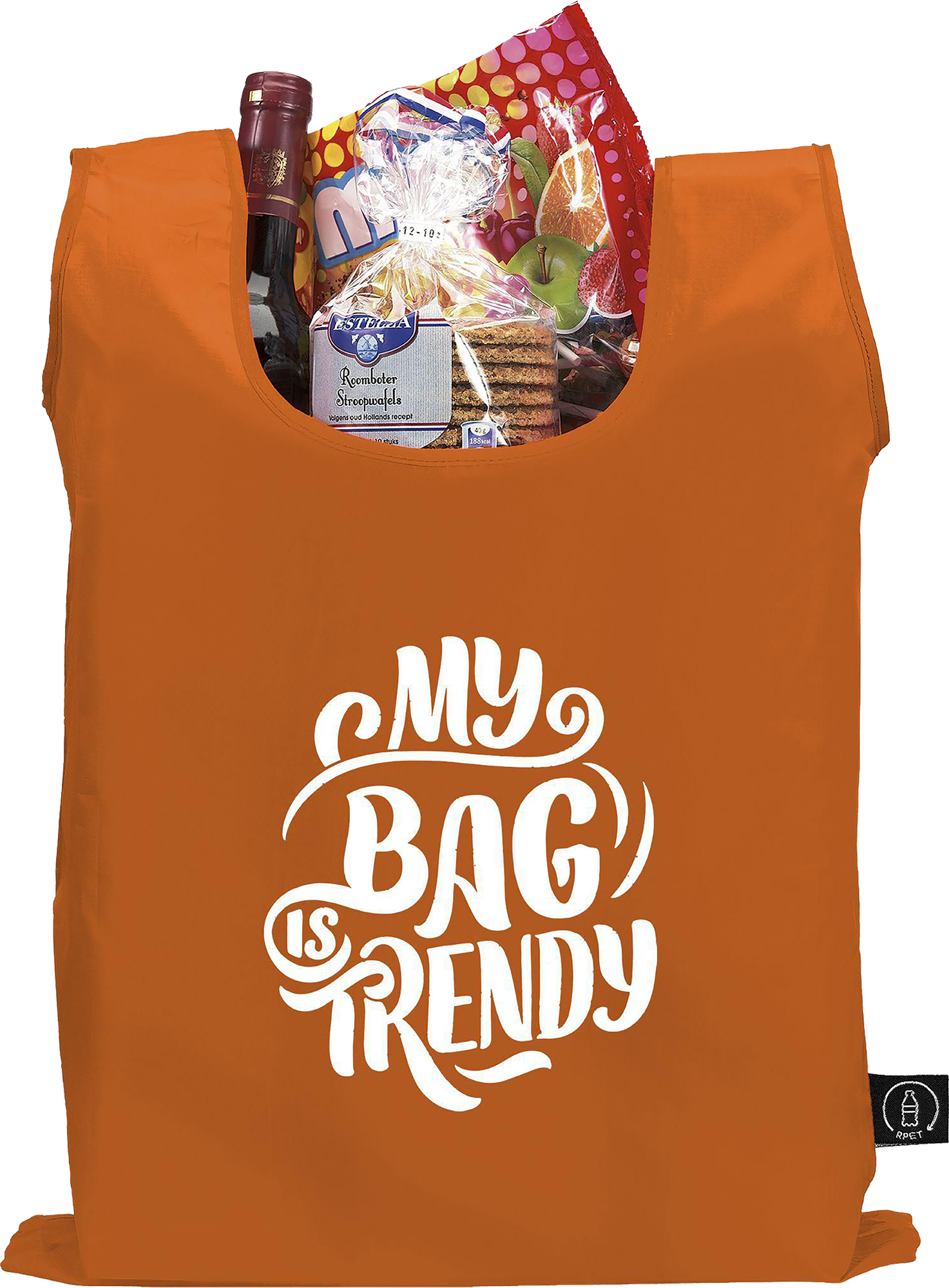 Picture of RPET foldable shopping bag