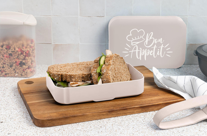 Amuse classic lunch box (large) 262689_357 (Beige)