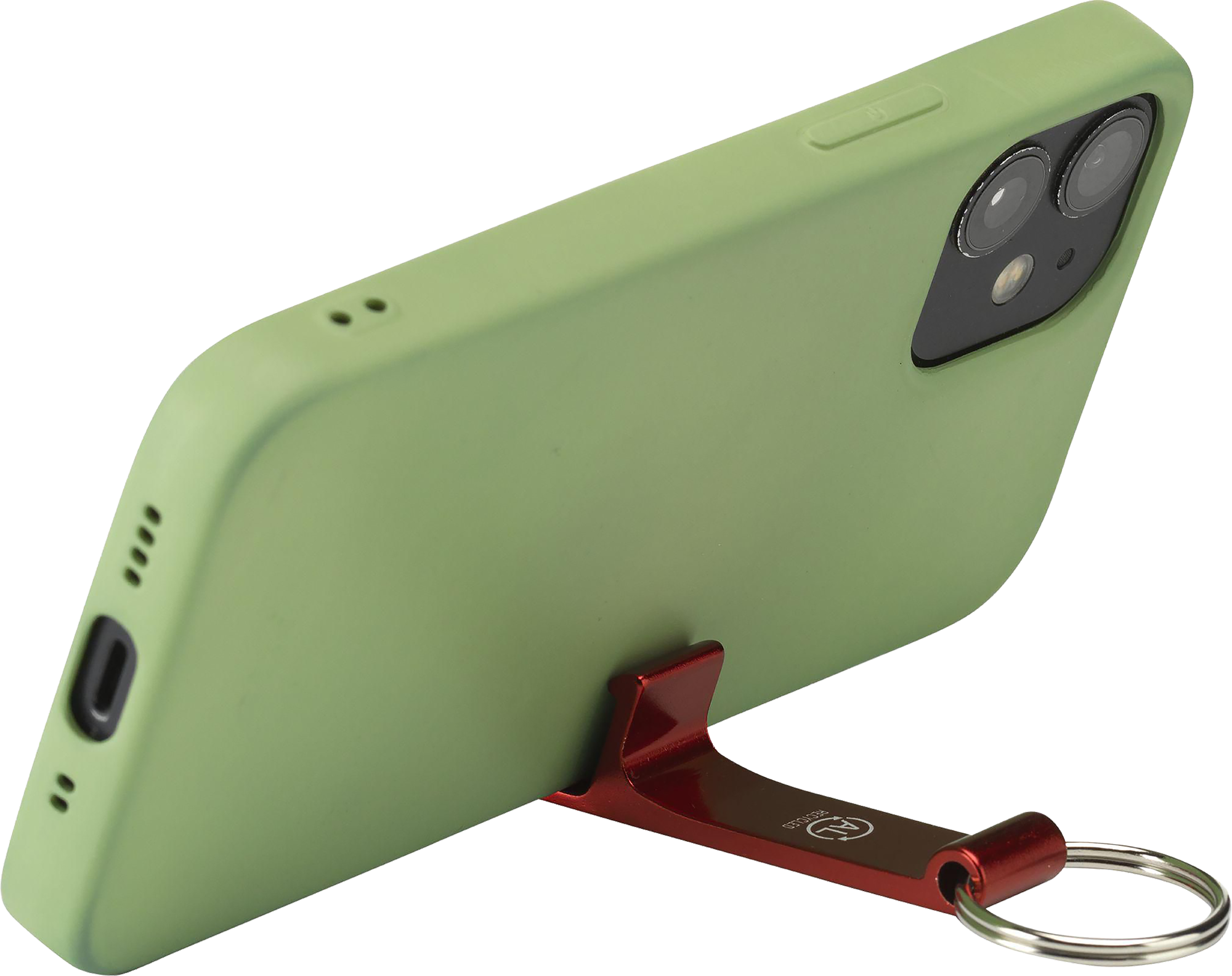 Picture of Recycled aluminium bottle opener phone stand
