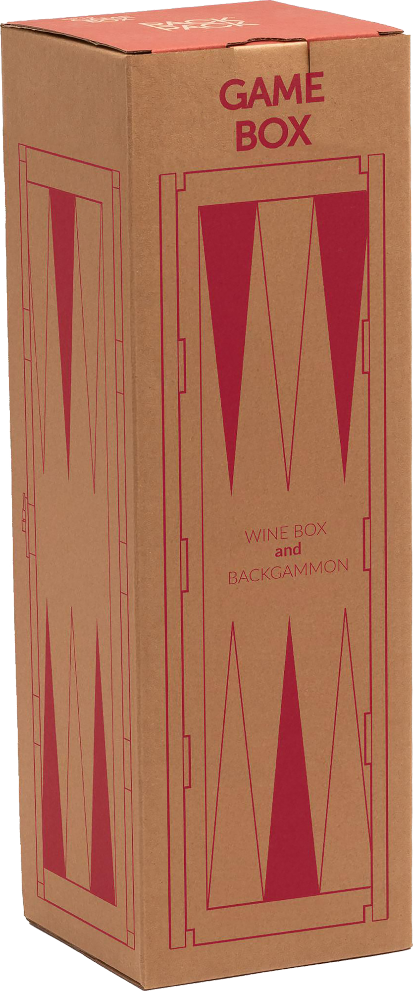 Picture of Rackpack wine gift box & backgammon game