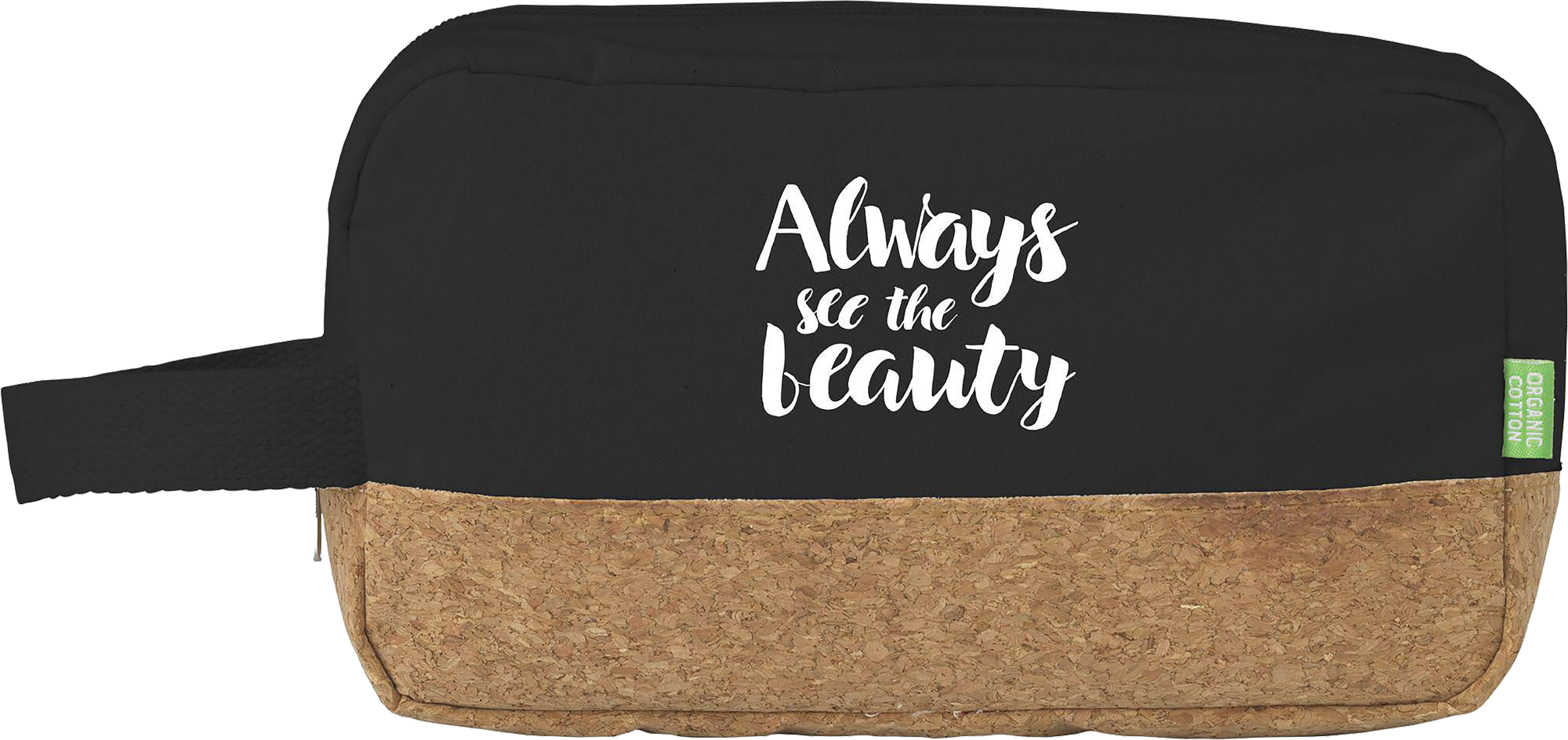 Picture of Organic canvas and cork toiletry bag